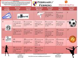 February Enrichment Calendar